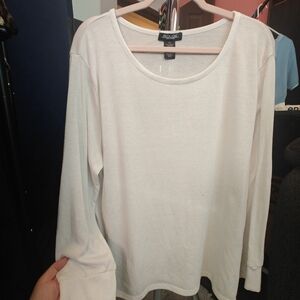 Rouge Helium Classic White Long Sleeve Tee